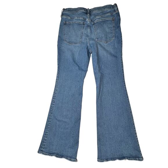 Madewell 11" High Rise Skinny Flare Jeans Fairson Wash size 32 - Picture 8 of 16